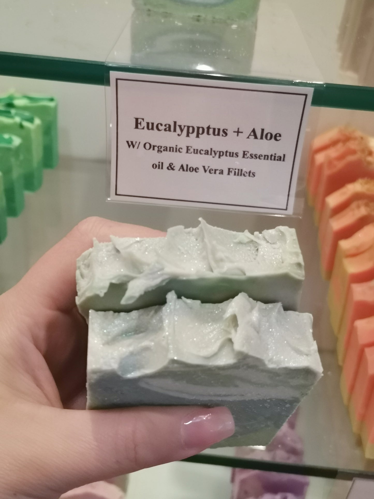 Eucalyptus + Aloe Hydrating Soap | Palm Free Soap | The Vegan Potionry |