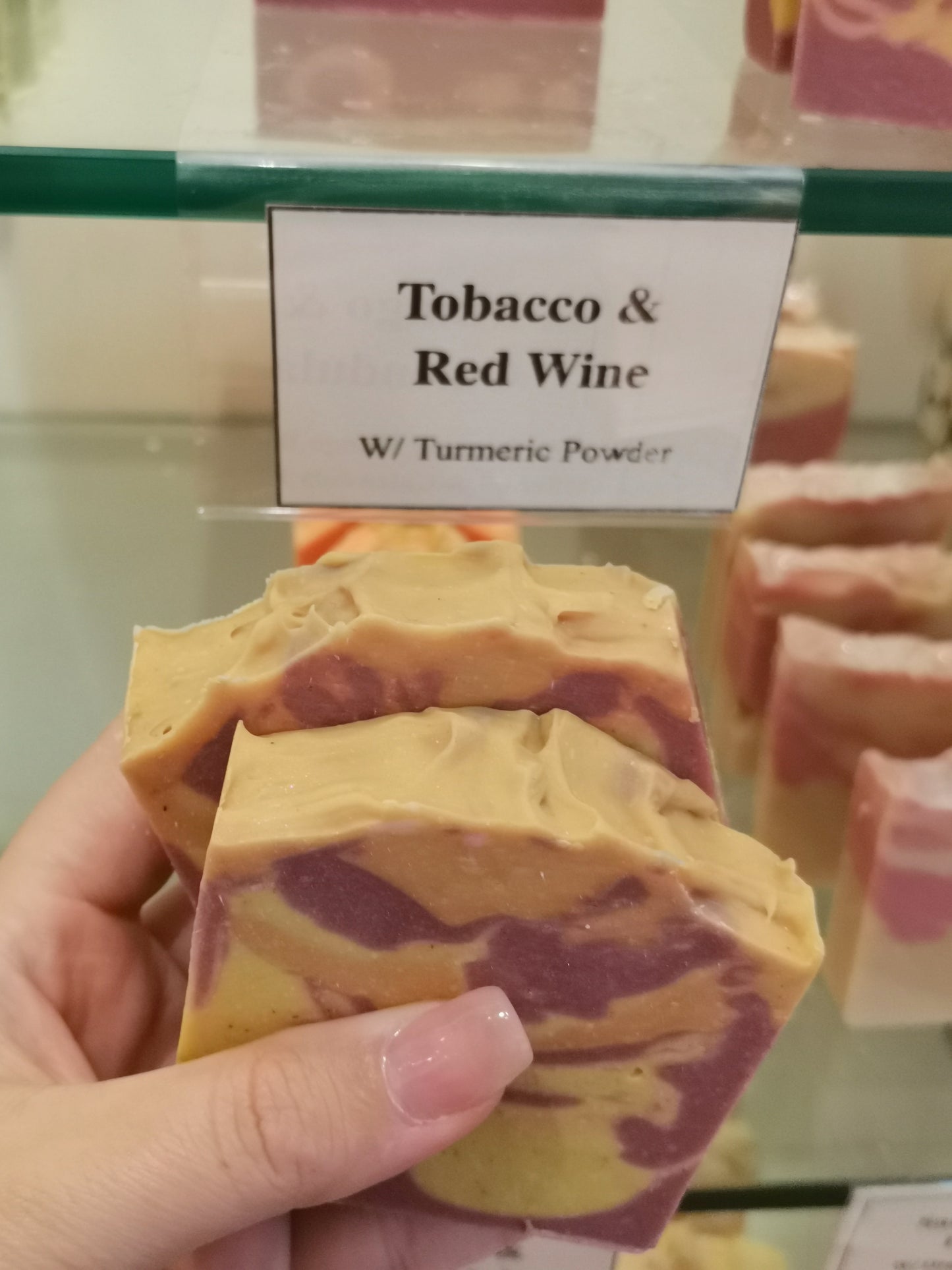 Tobacco & Red Wine Palm Free Soap | The Vegan Potionry |