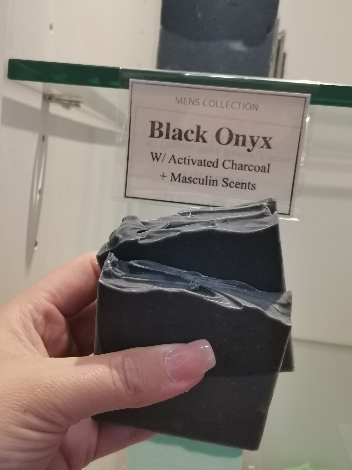 Black Onyx Hydrating Soap | Masculine Herbal Soap | Palm Free | The Vegan Potionry |