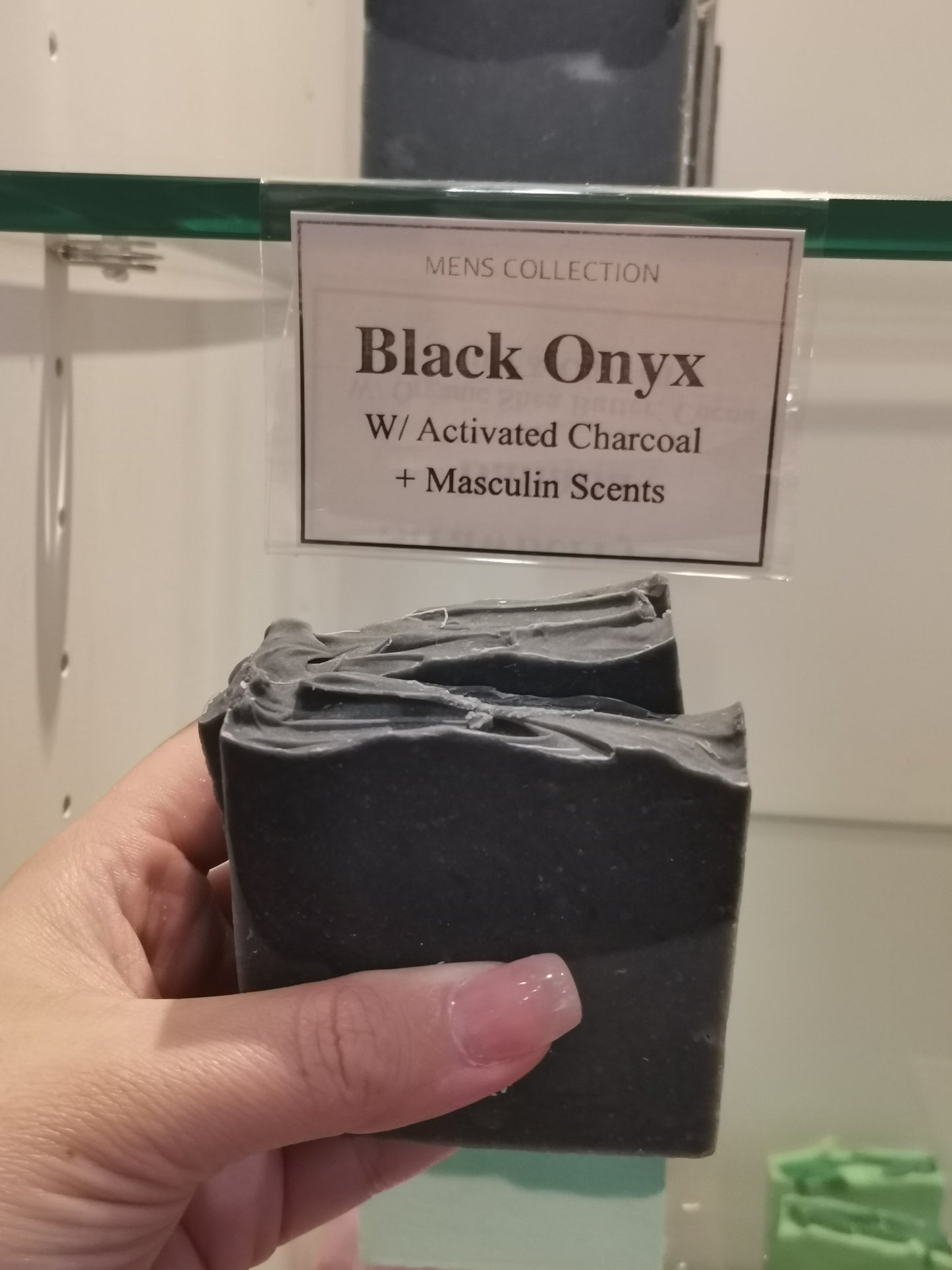 Black Onyx Hydrating Soap | Masculine Herbal Soap | Palm Free | The Vegan Potionry |