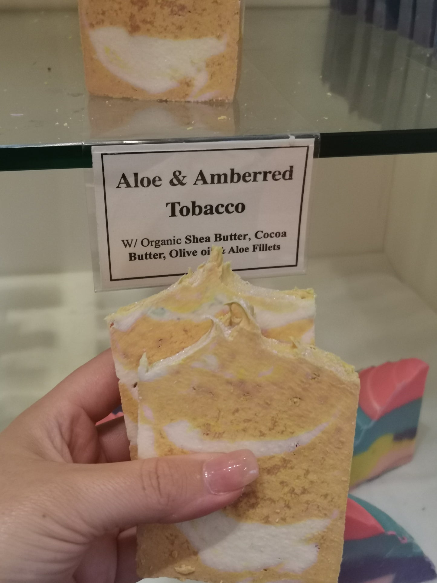 Aloe + Amber Tobacco Hydrating Soap I  Palm Free Soap | The Vegan Potionry |