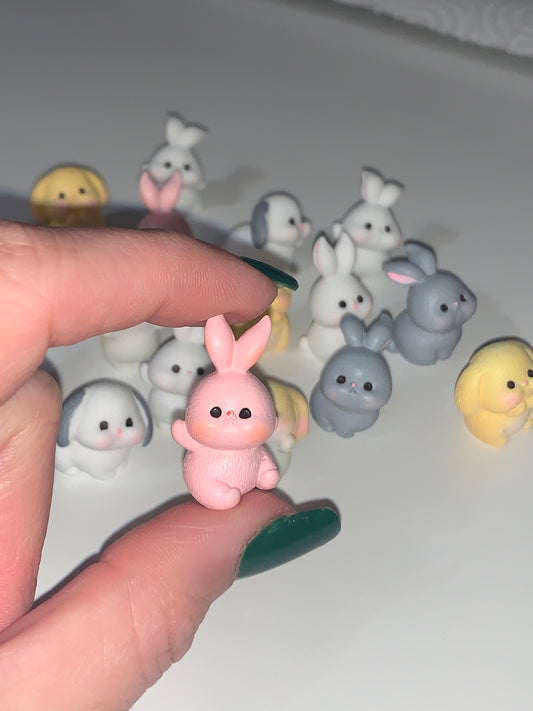 Marshmallow Bunny Bath Bombs with Bunny Toys inside | The Vegan Potionry